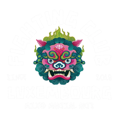 Logo du Fighting Club Luxembourg, centre dédié aux Mixed Martial Arts (MMA), Muay Thai et autres disciplines de combat. Un symbole de passion, de discipline et de performance.